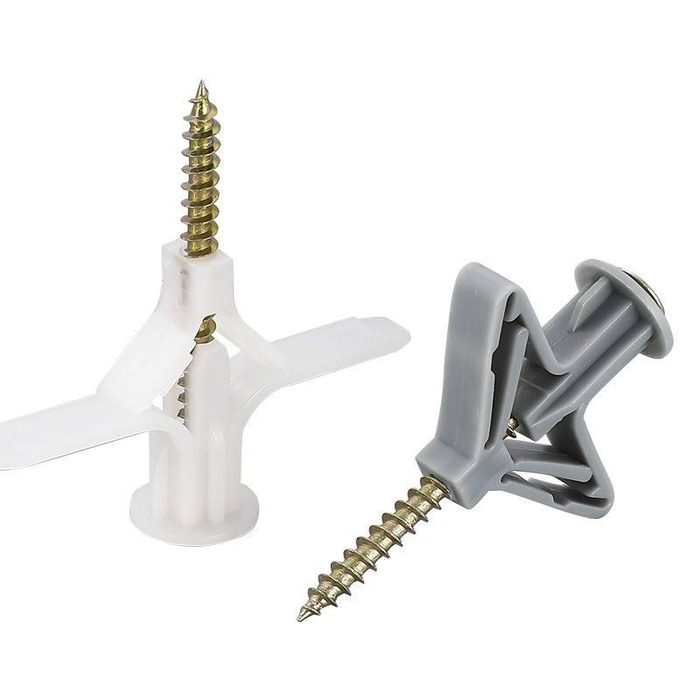 M3 Plastic Drywall Anchors, Butterfly Type