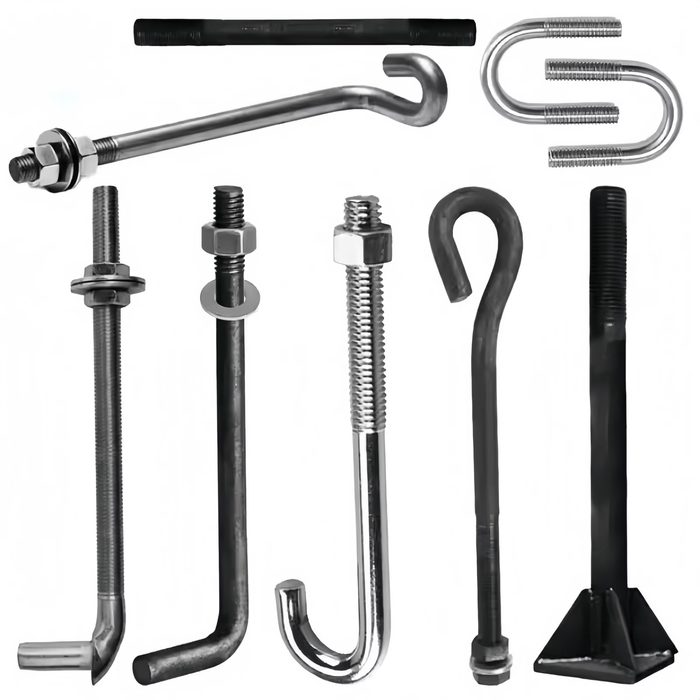 L and J Type Anchor Bolts for Concrete Applications