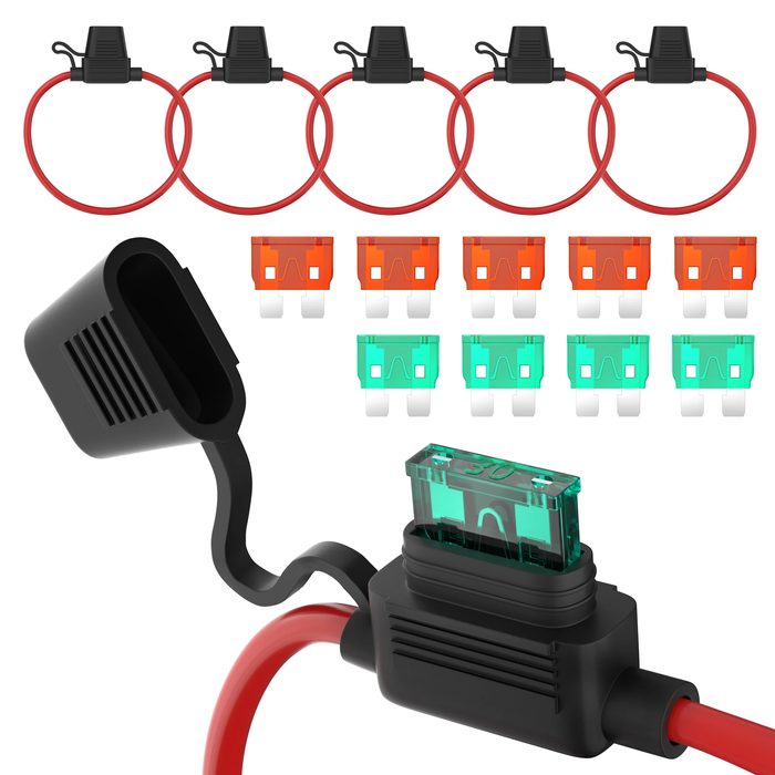 5PCS 18 Gauge Fuse Holder 12V for ATC/ATO