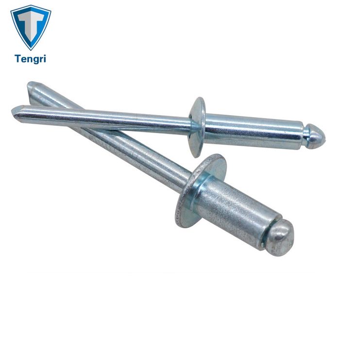 ABL6-8A 3/16" Diameter Large Flange Head Open End Blind Rivet