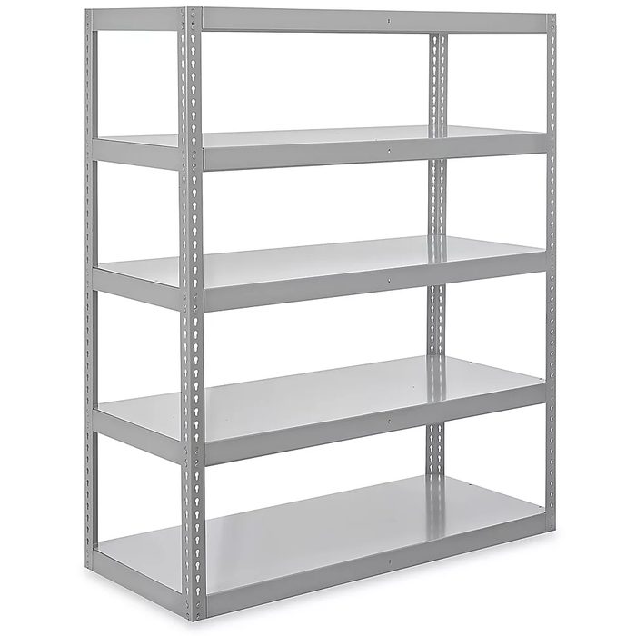 Heavy-Duty Steel Shelving, 60 x 24 x 72"