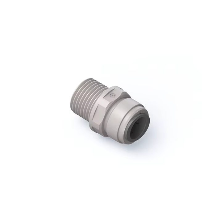 1/2'' NPT Male x 3/8'' Pipe OD Push to Connect Fitting