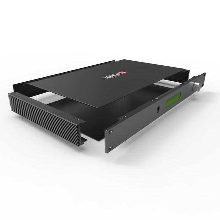 19 inch Rack Mount Chassis Electronic Enclosure, 482 x 66.7 x 250 mm