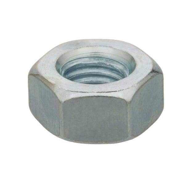 Hex Nut, 3/8"-24, Grade 5, Zinc Plated