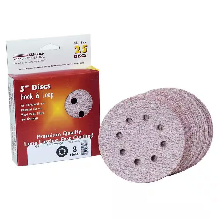 Stearated Aluminum Oxide Hook And Loop Sanding Discs