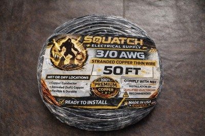 3/0 AWG Copper THHN/THWN-2 Wire