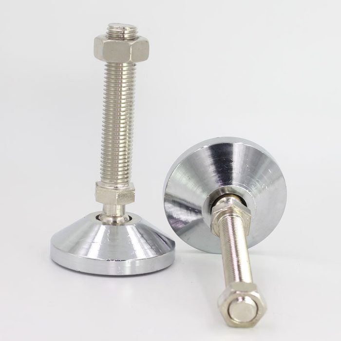 Metal Rotating Adjustable Leveling Feet with Rubber Pads