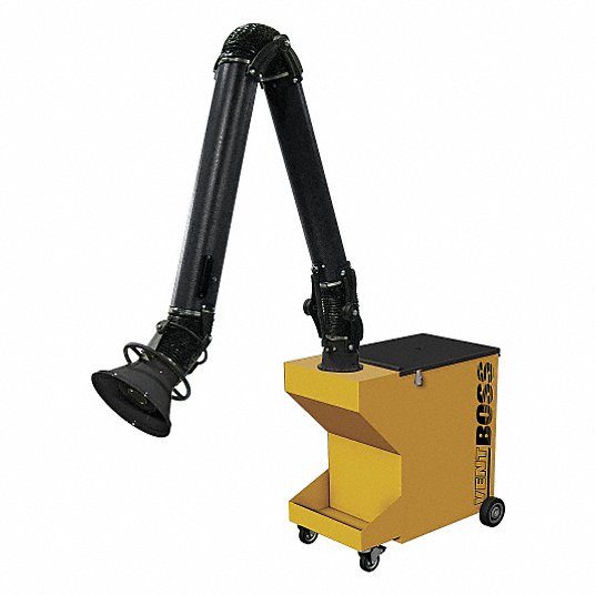 Hanging Fume Extractor with Minihelic Filter Gauge