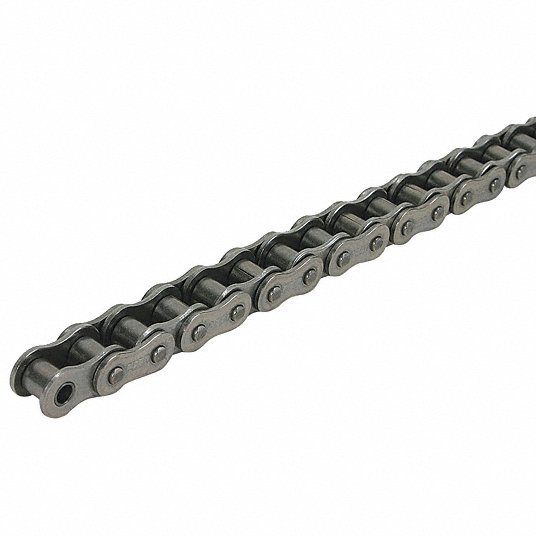 #40 Single Strand Riveted Stainless Steel Roller Chain