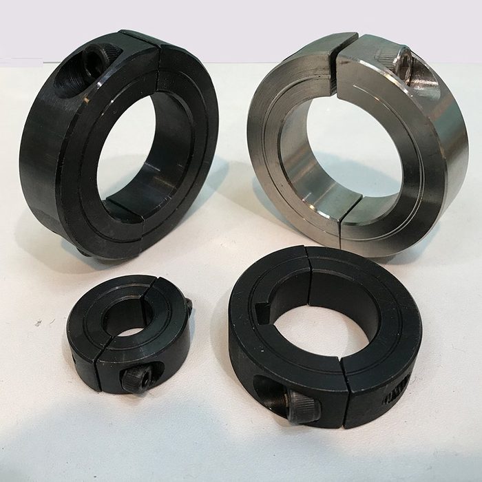 Zinc Plated Solid Setscrew Clamping Shaft Collar