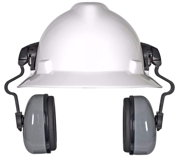 Full Brim Hard Hat with Visor & Earmuffs