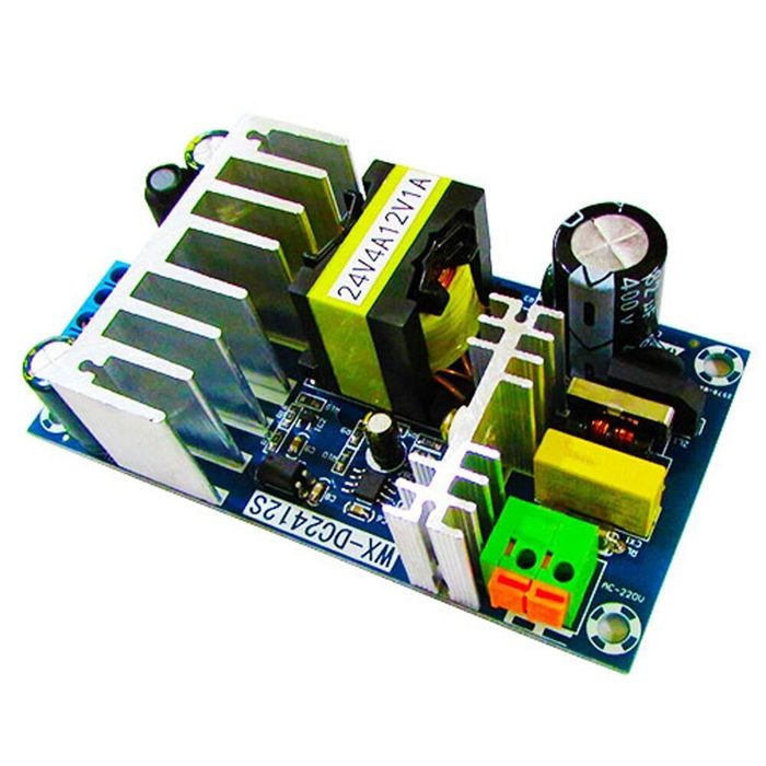 Switching Power Supply Module, 24V DC, 4A, 100W, AC-DC