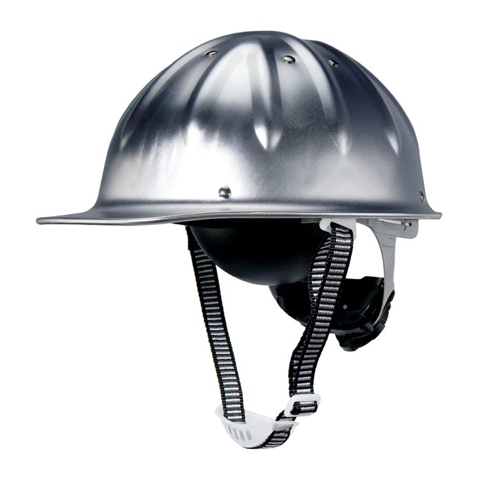 Aluminum Hard Hat 4-Point Ratchet Safety Helmet