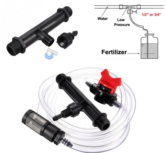 Garden Irrigation Device Venturi Fertilizer Injector Switch