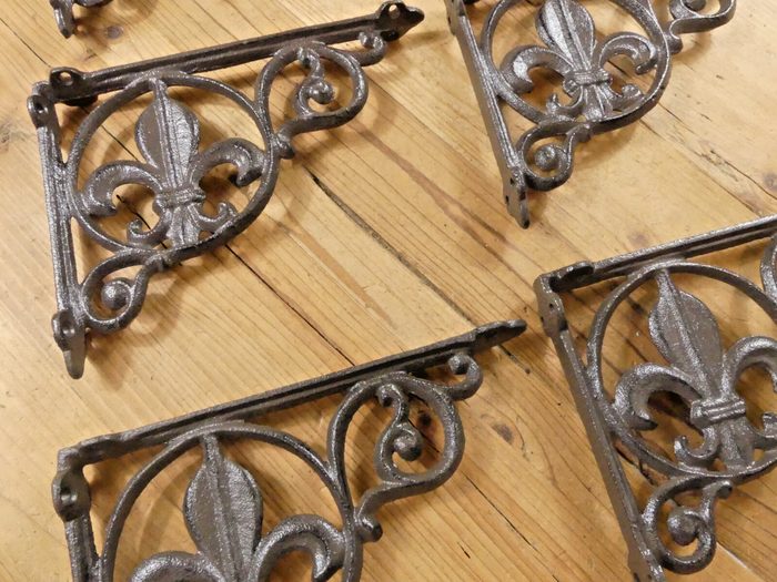 Fleur De Lis Shelf Bracket Brace