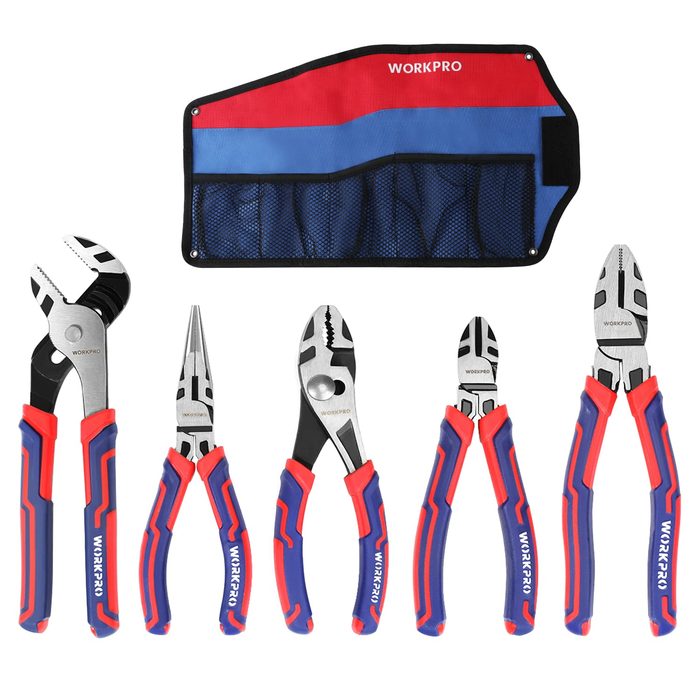 Pliers Set with Groove Joint, Long Nose